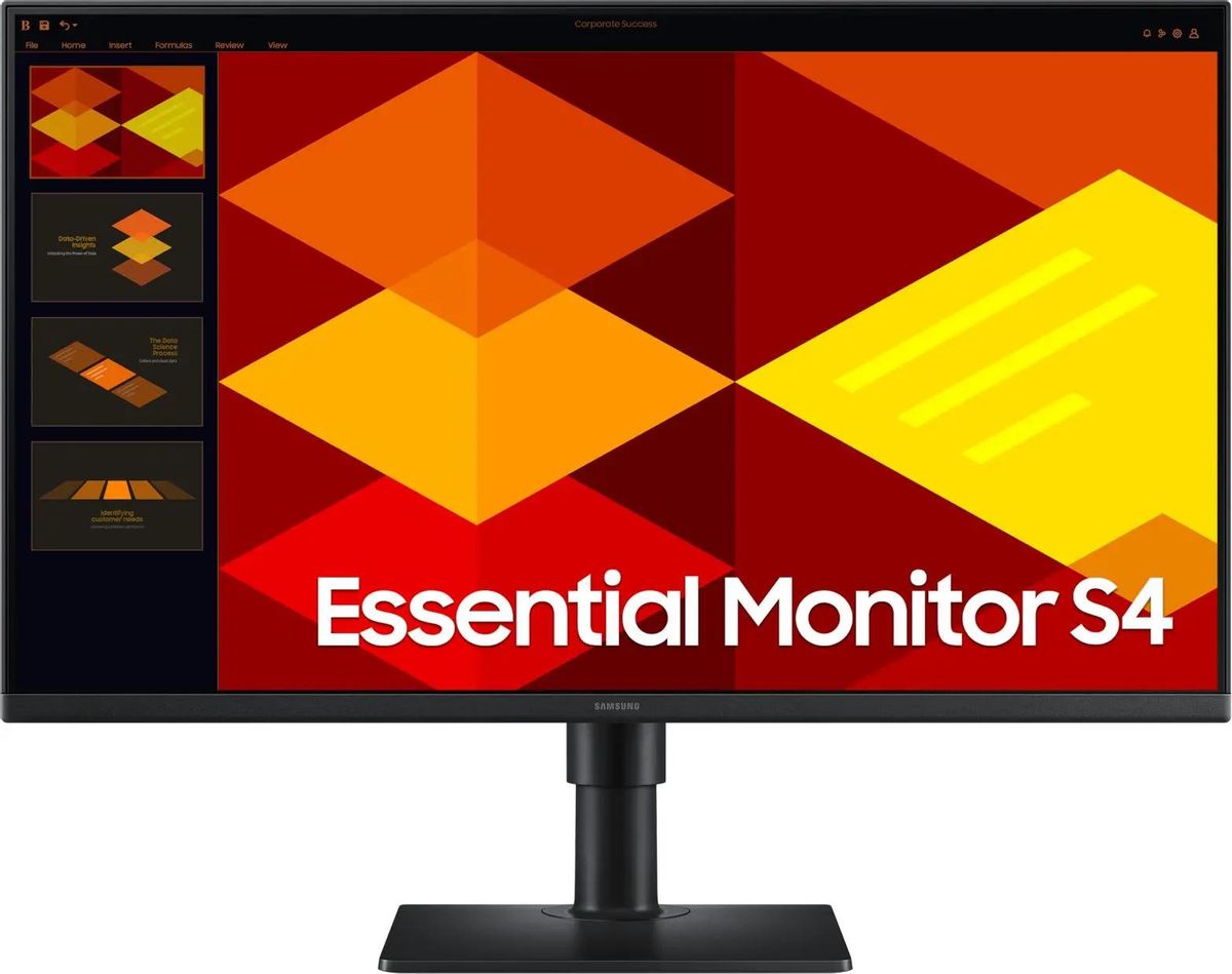 27" Монитор Samsung Essential S4 S27D400GAIXCI,  1920x1080,  IPS,  100Гц,  2хHDMI,  1хDP,  черный [ls27d400gaixci]